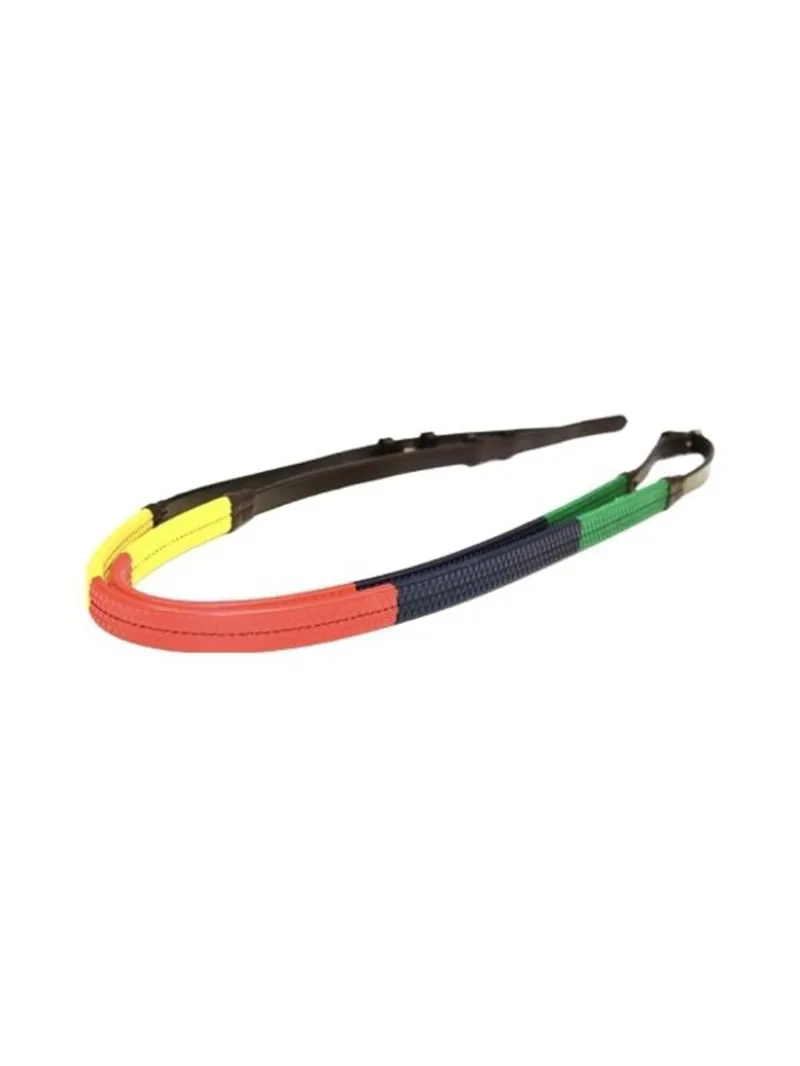 Dever Ascot Rubber Grip Rainbow Reins