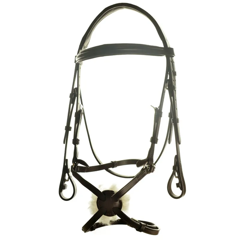 Dever Classic Comfort Grackle Bridle - Brown