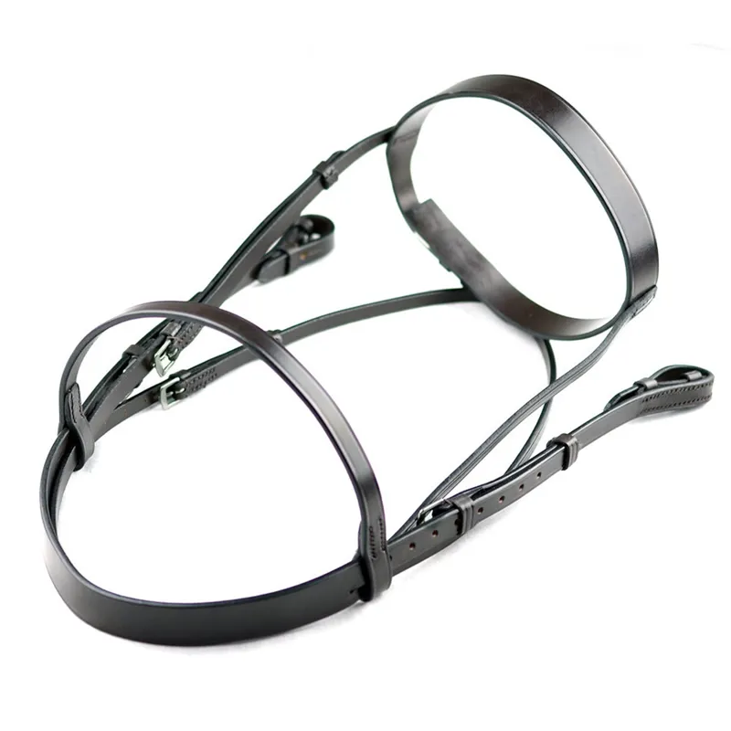 Dever Classic Plain Bridle - 1.5 inch Noseband - Brown-2