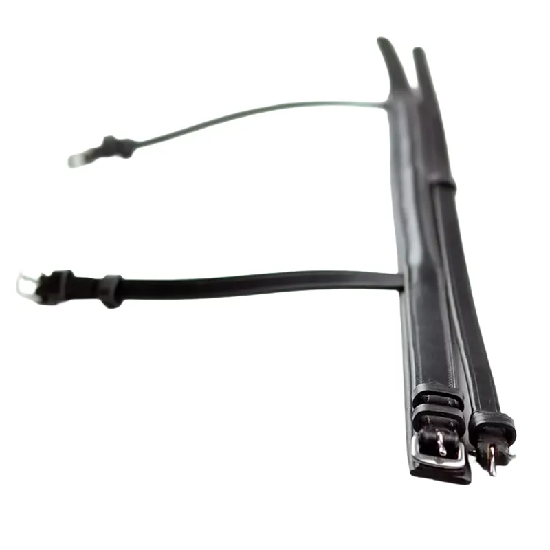 Dever Classic Comfort Cavesson Flash Noseband - Black-1