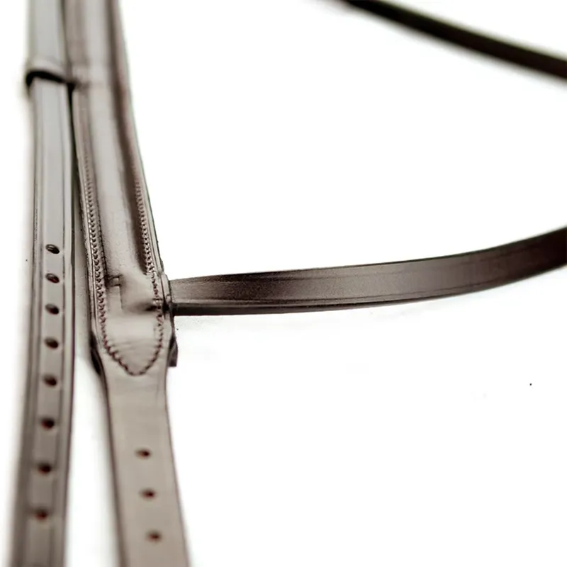 Dever Classic Flash Noseband - Brown-3