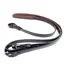 Dever Classic Buckle Billet Rubber Grip Reins - Brown