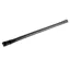Dever Ascot Plain Raised Leather Browband - Black