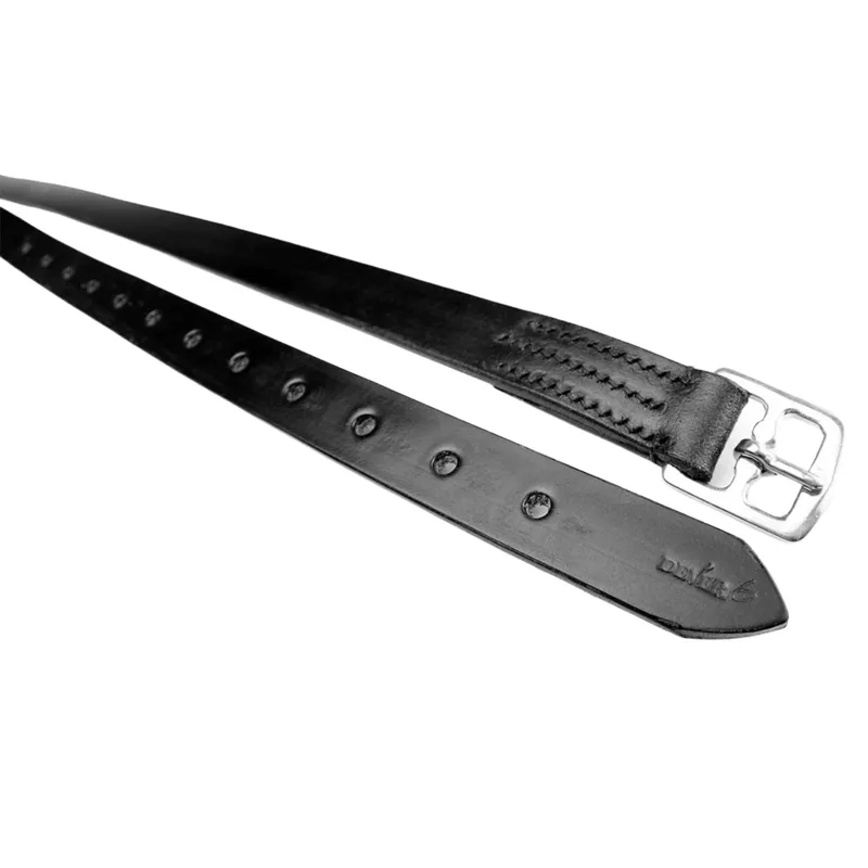 Dever Classic Stirrup Leathers - Black-1