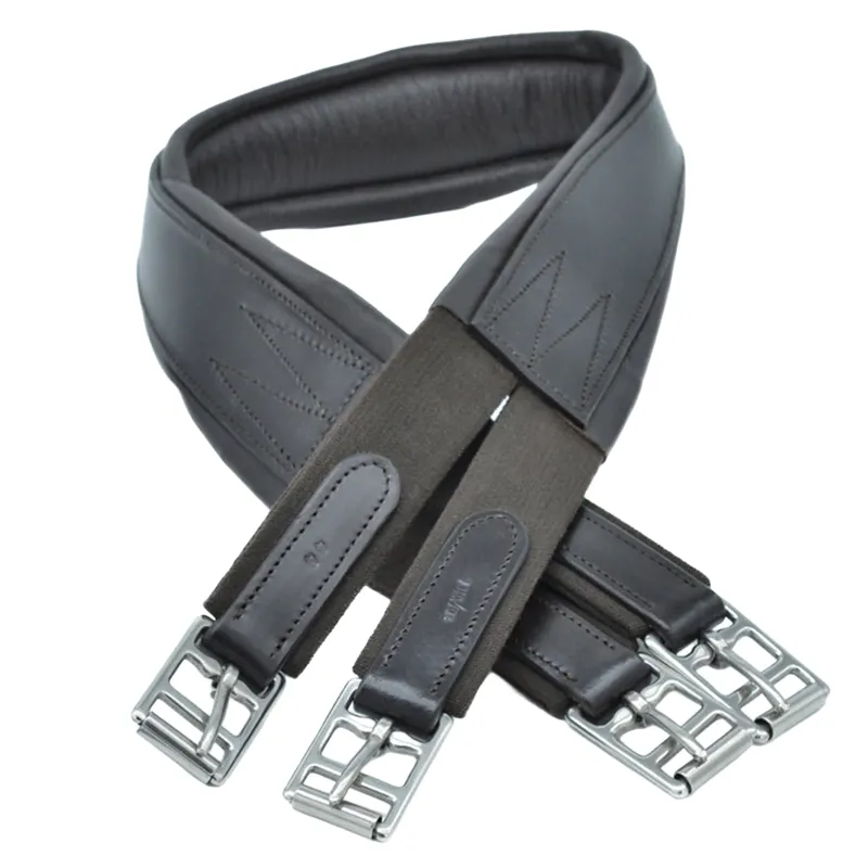 Dever Classic Deluxe Atherstone Girth with Elastic One End - Black