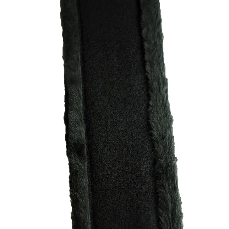 Dever Classic Competition Fleece GP Girth Liner  - Black/Black