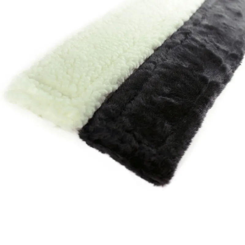 Dever Classic Competition Fleece GP Girth Liner  - Black/Black-1