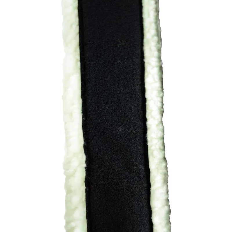 Dever Classic Competition Fleece GP Girth Liner  - White/Black