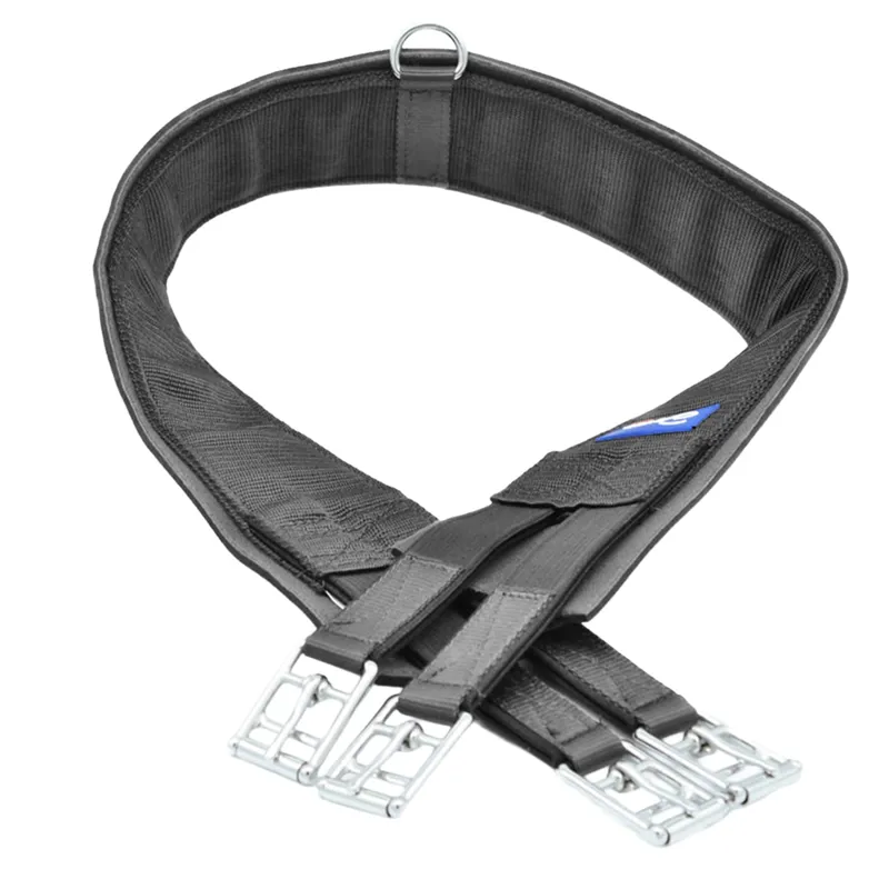 Dever Classic Competition Girth with Elastic Both Ends - Black