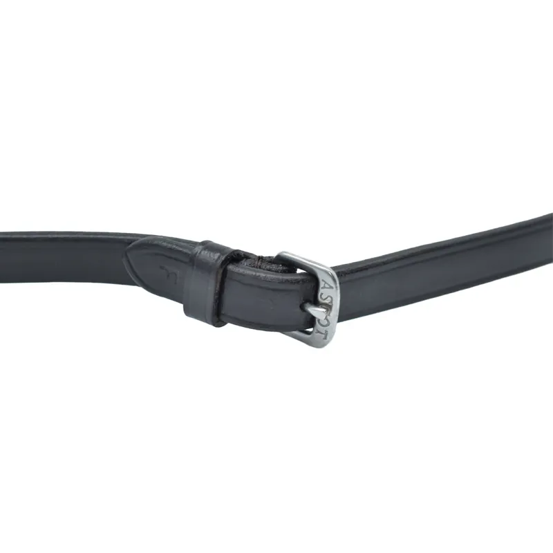 Dever Ascot Bio Grip Reins - Black-1