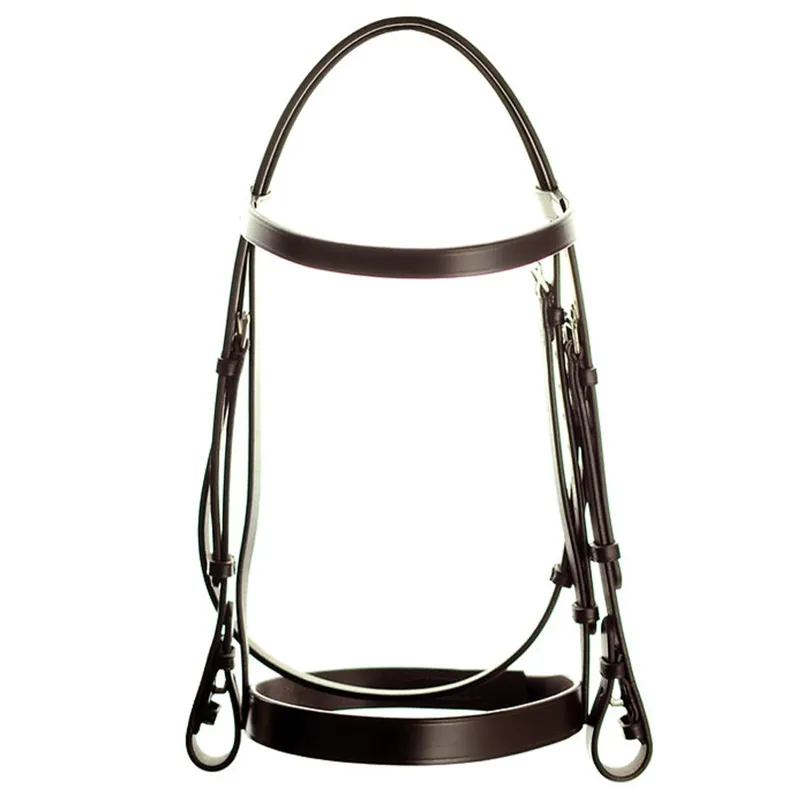 Dever Ascot Plain Bridle - Brown