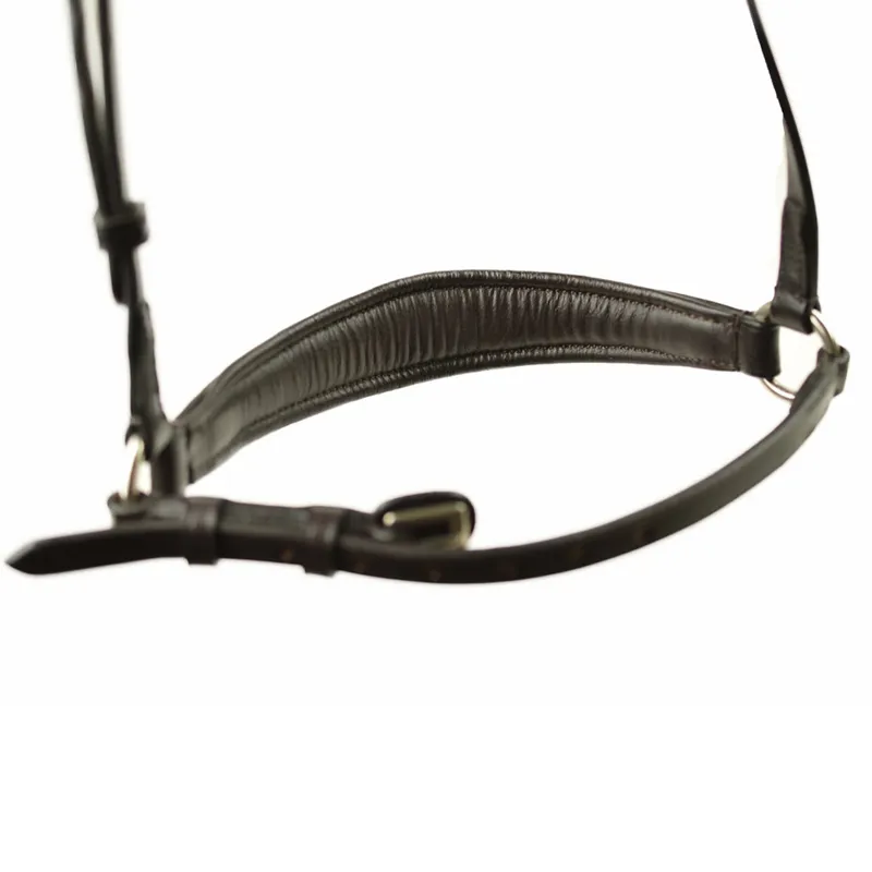 Dever Ascot Polo Drop Noseband - Brown-2