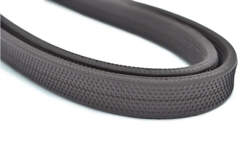 Dever Ascot National Hunt Race Rubber Reins - Brown-2