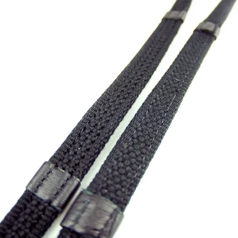 Dever Ascot Webb Continental Reins - Black-1