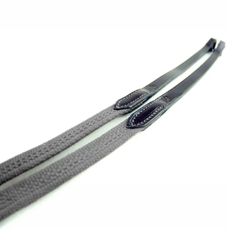 Dever Ascot Webb Continental Reins - Black-2