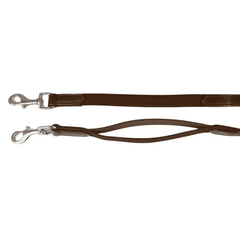 Dever Classic Side Reins - Brown-2