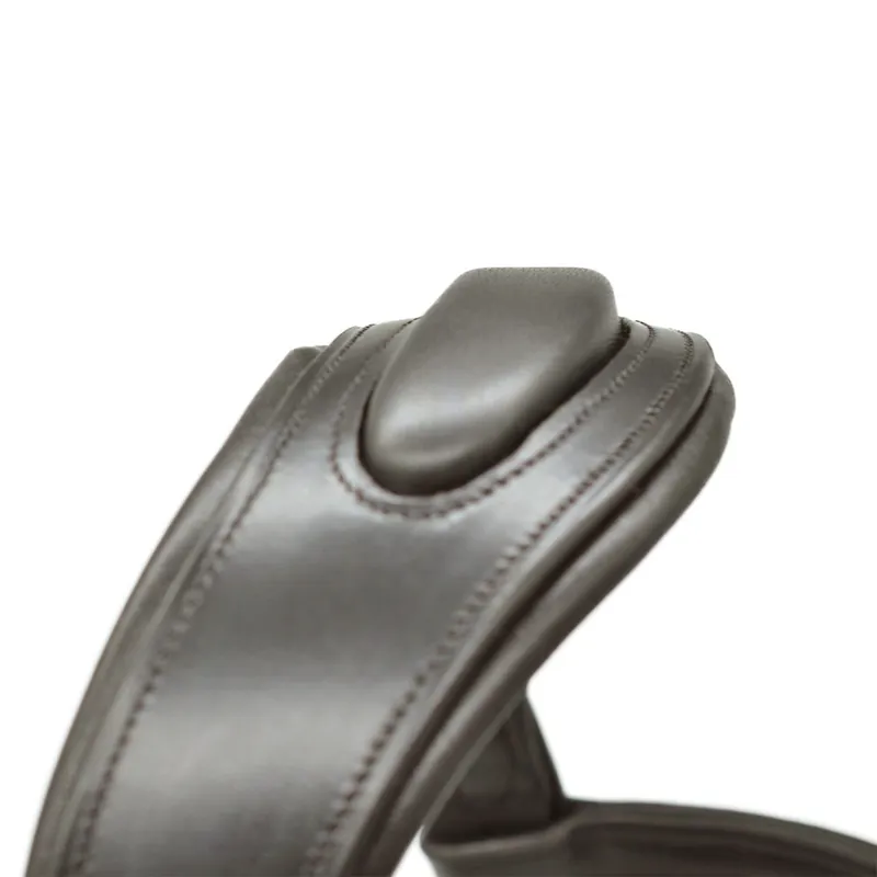 Dever Platinum Comfort Shaped Flash Bridle - Brown-3