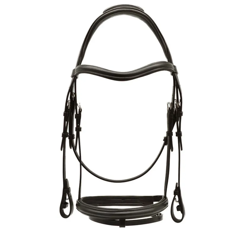 Dever Platinum Comfort Shaped Flash Bridle - Brown-1