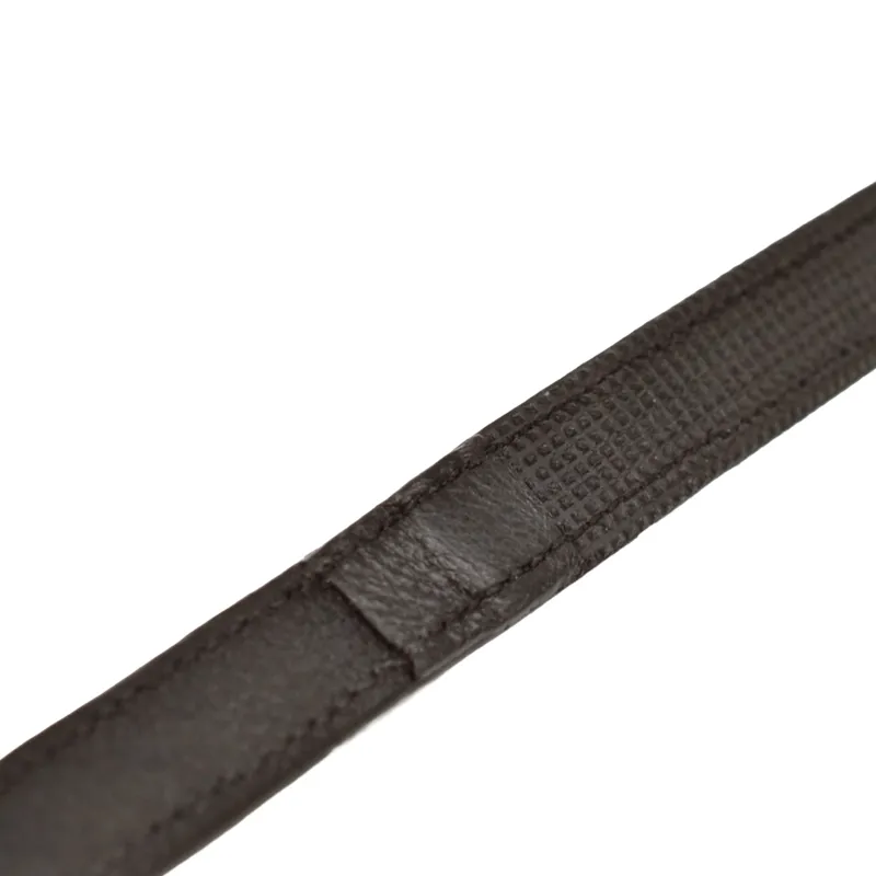 Dever Platinum Raised Dressage Reins - Brown-1
