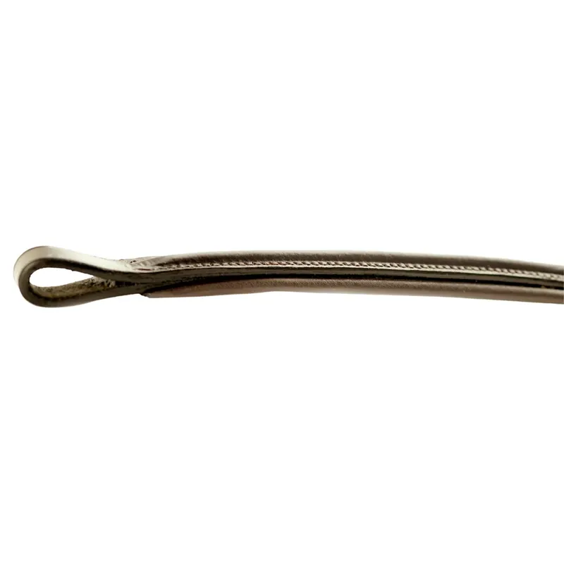 Dever Platinum Padded Raised Browband - Brown-3