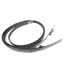 Dever Platinum Leather Plaited Reins - Black