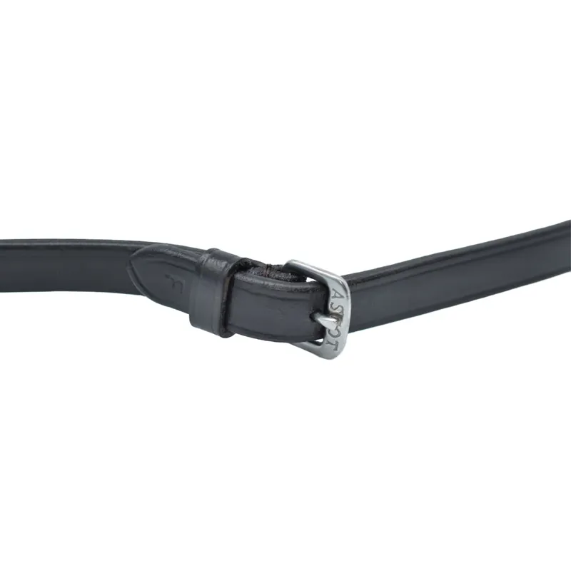 Dever Ascot Rubber Grip Reins - Black-6