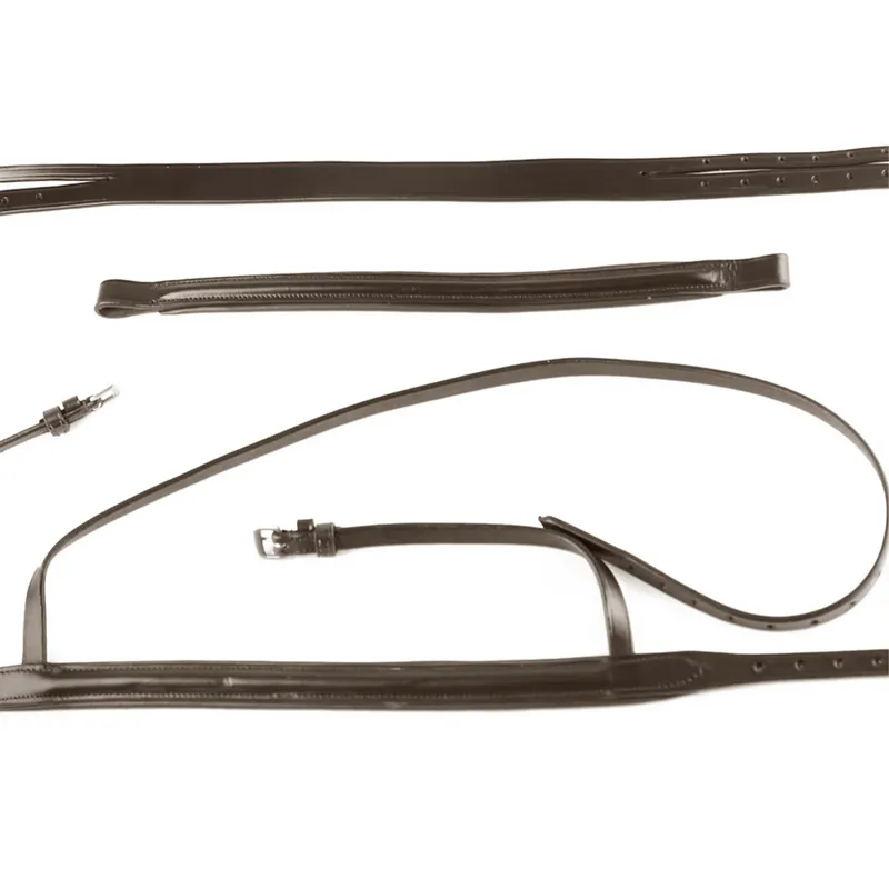 Dever Ascot Comfort Show Padded Bridle - Brown-4