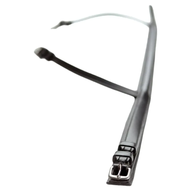 Dever Ascot Comfort Padded Cavesson Show Noseband - Black-2
