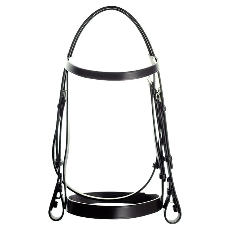 Dever Ascot Plain Bridle - Black