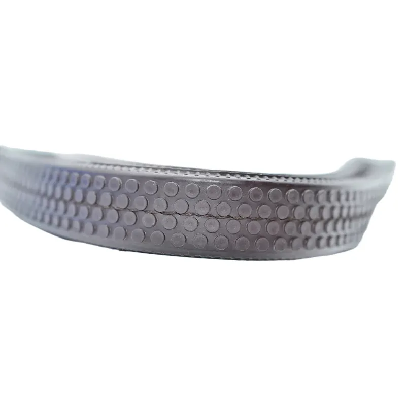 Dever Ascot Rubber Grip Reins with Buckle Fastenings - Brown-3