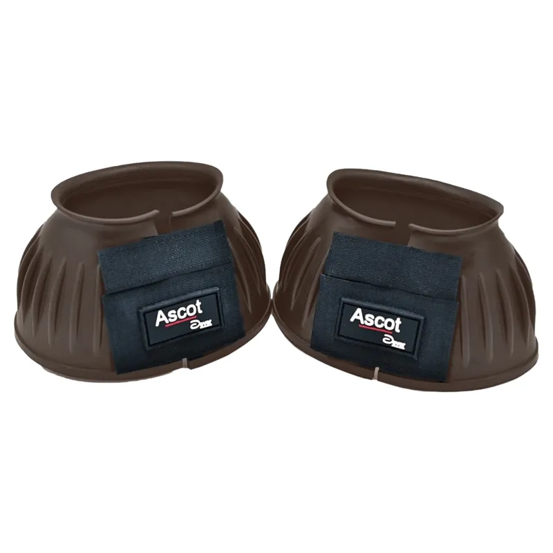 Dever Ascot Rubber Overreach Boots - Brown