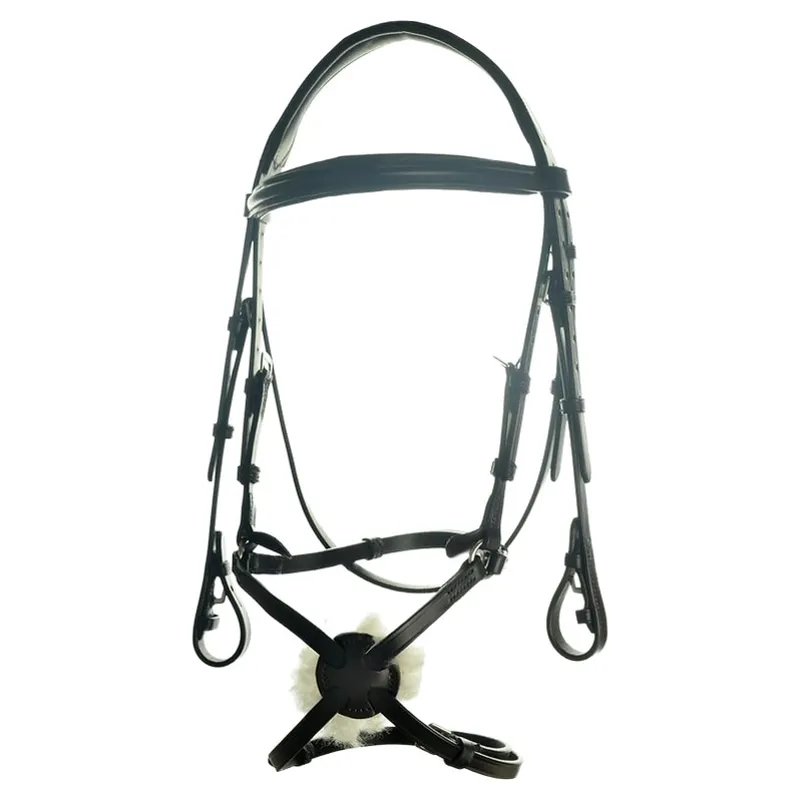 Dever Classic Comfort Grackle Bridle - Black