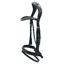 Dever Platinum Comfort Shaped Dressage Bridle - Black