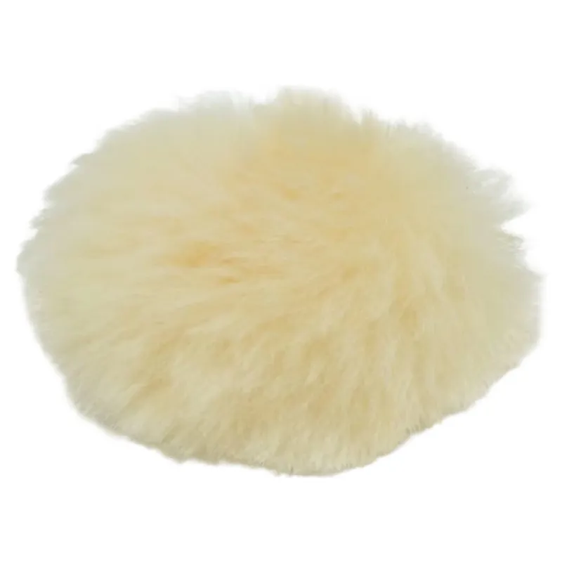 Dever Platinum Round Fur Grackle Pad - Black-1
