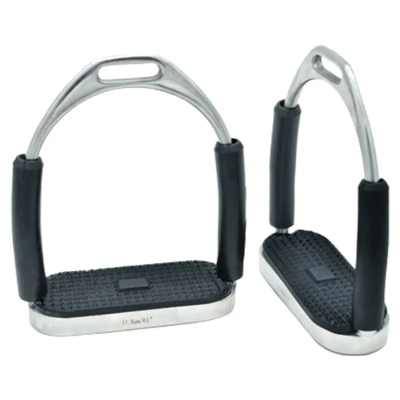Dever Steel Flexi Stirrups - Silver