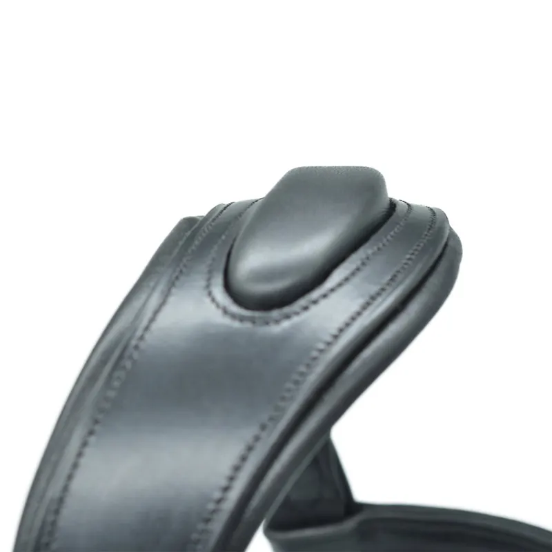 Dever Platinum Comfort Shaped Dressage Bridle - Black-7